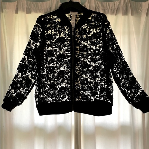 Chico’s black embroidered jacket - Picture 1 of 5